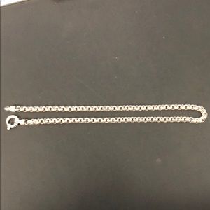 18” sterling silver necklace